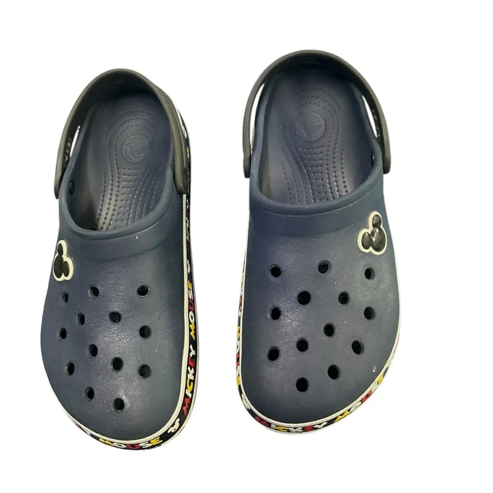 🐭 Disney Mickey Mouse Crocs Clogs 🎉 Size 9‎